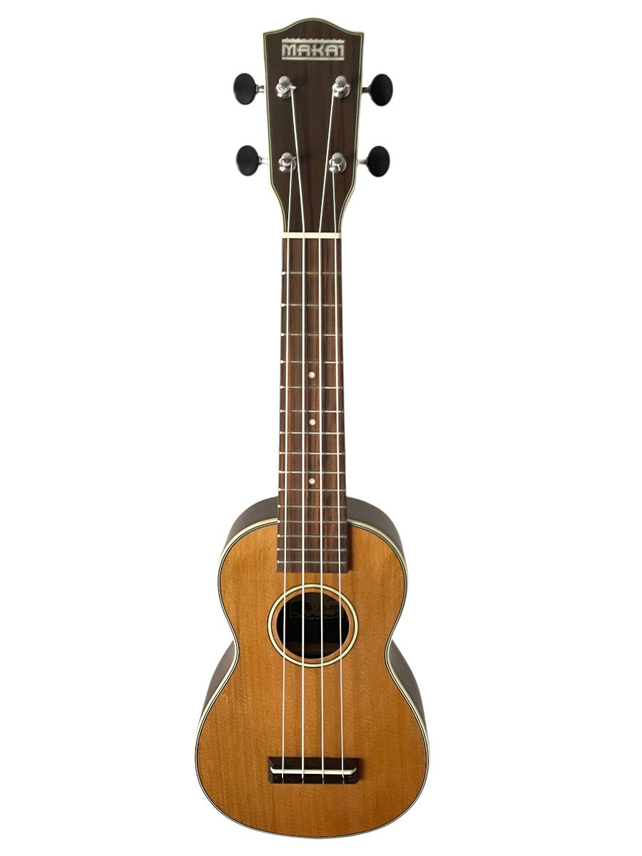 Makai Limited Solid Cedar/Solid Rosewood Soprano Ukulele LK-80R/ LK-80RG