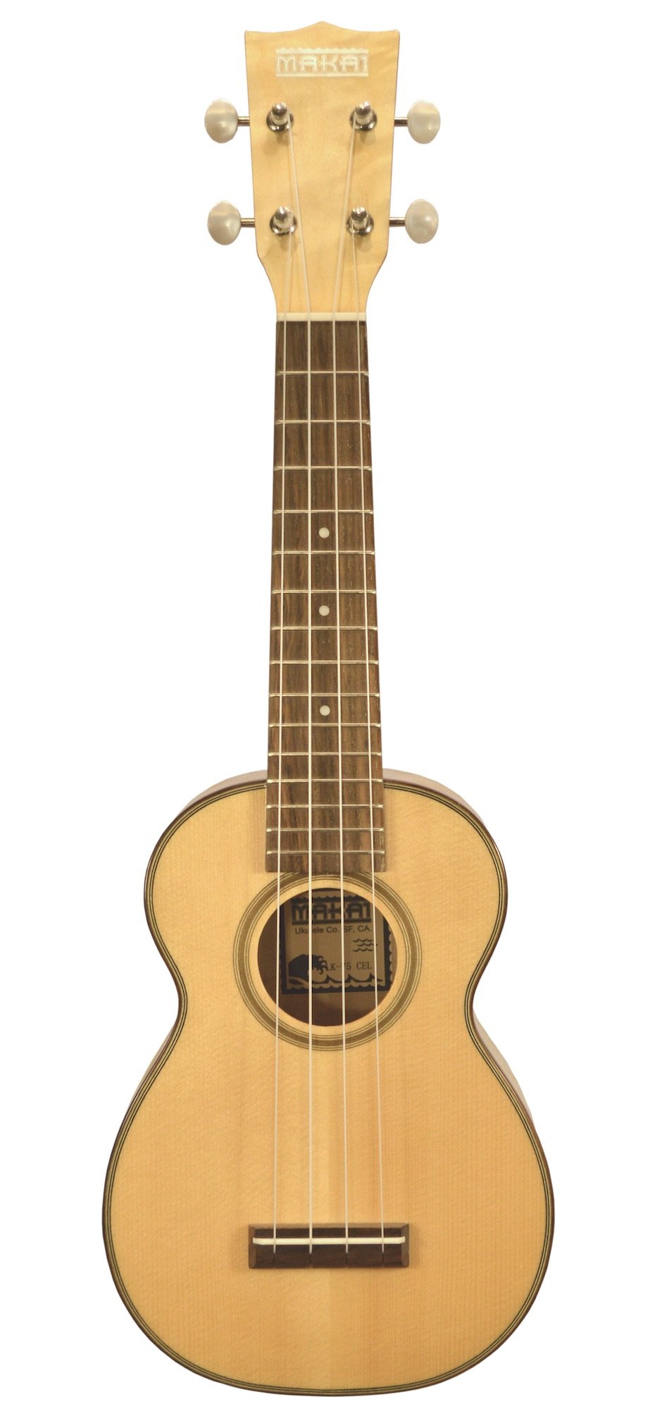 Makai Limited Series Soprano Ukulele LK-75CEL