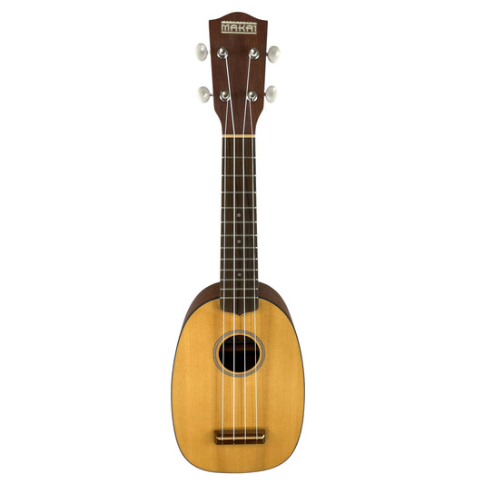 Makai Solid Top Series Pineapple Soprano Ukulele MP-71