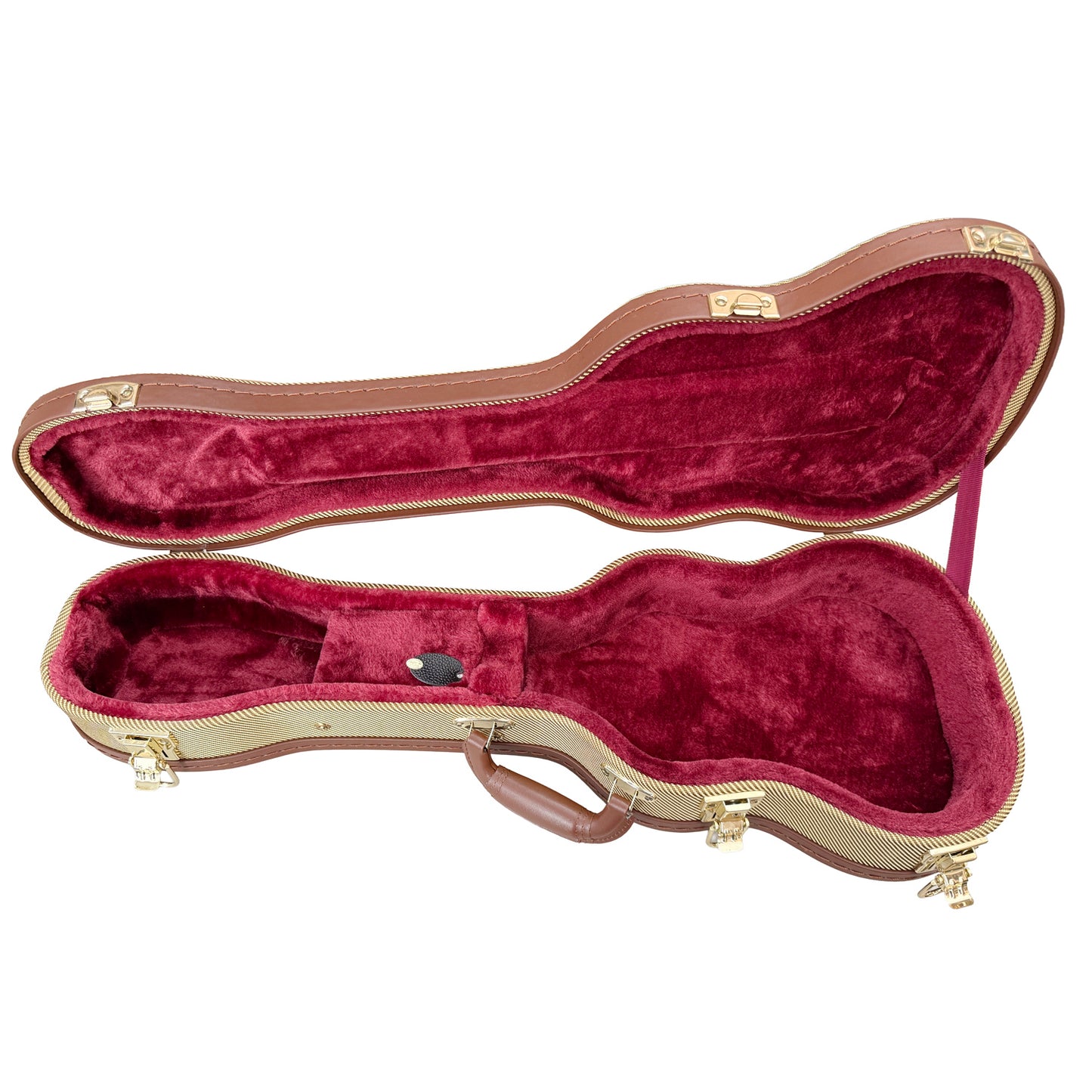 Armor Hardshell Ukulele Hard Case, Tweed