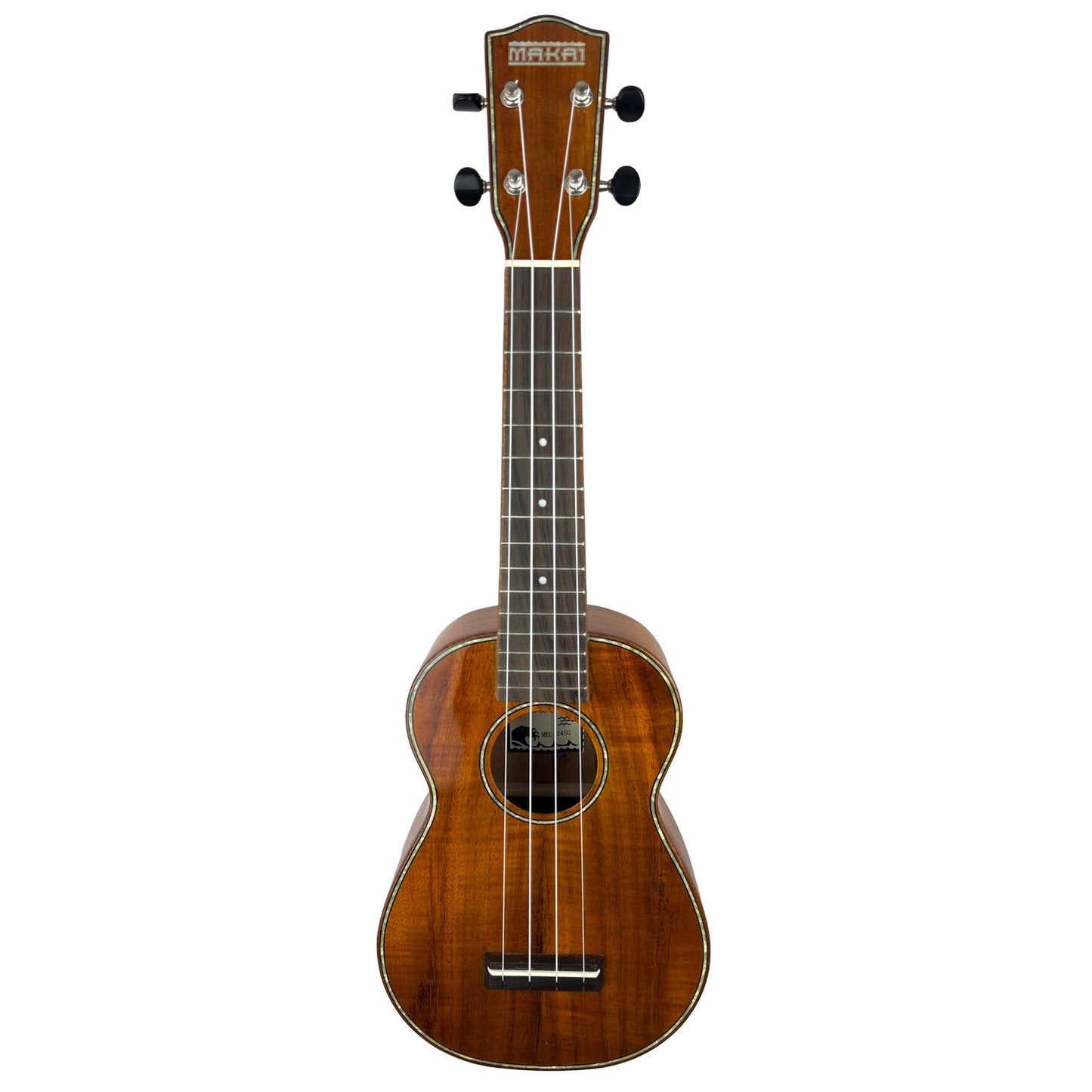 Makai Solid Hawaiian Koa Series Soprano Ukulele MKU-24SG
