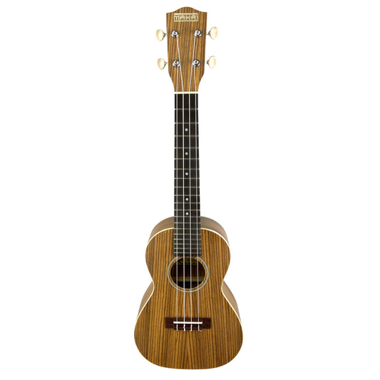 Makai MC-50Z Zebra Wood Concert Ukulele