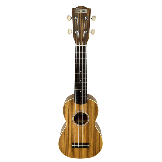 Makai MK-50Z Zebra Wood Soprano Ukulele