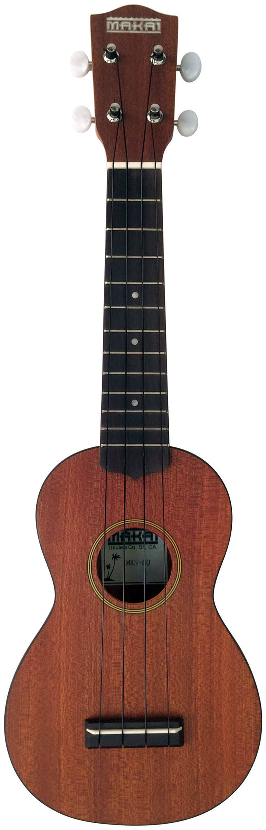 Makai Mahogany Series Soprano Ukulele MKS-60