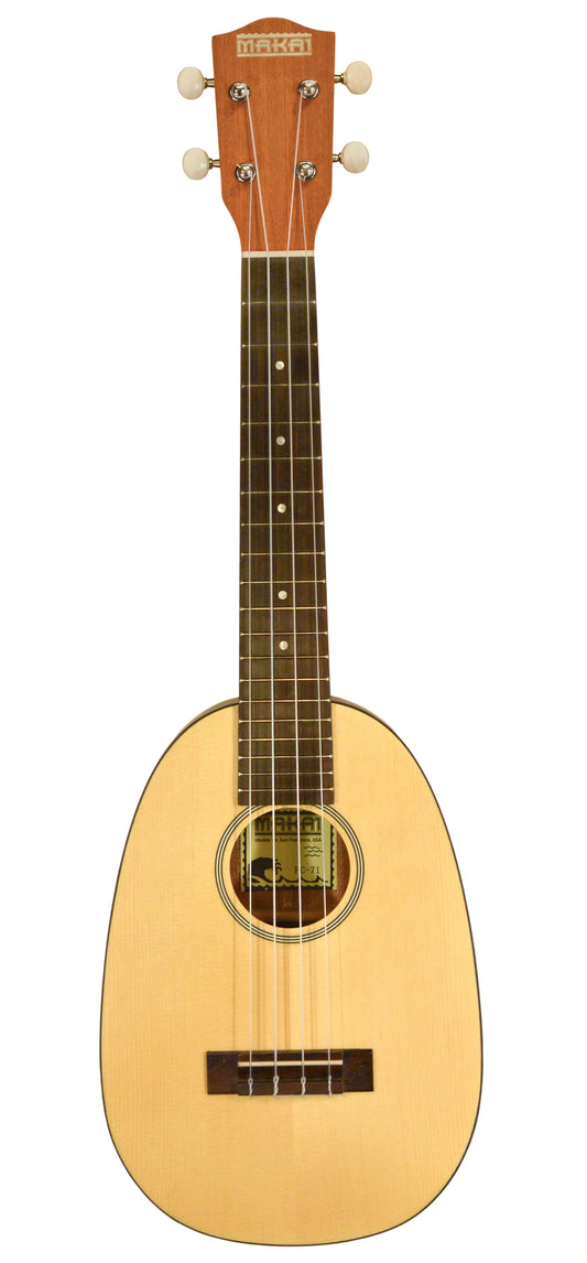 Makai Solid Top Series Pineapple Concert Ukulele PC-71